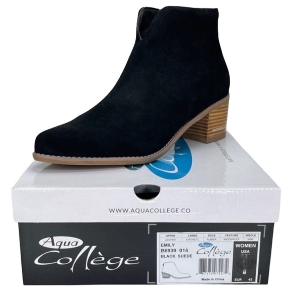 Aqua College Emily Waterproof Womens Ankle Boots Size 10M - Picture 1 of 14